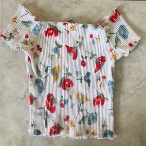 Over the shoulder top